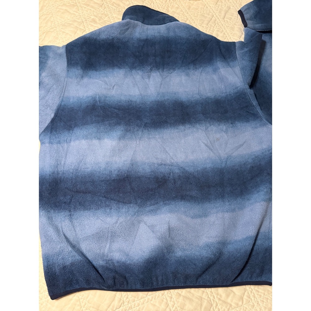 Patagonia Synchilla Snap-T Fleece Pullover Mens Large Blue Striped retired rare - Picture 10 of 16